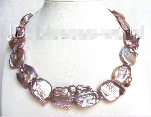 Free shipping@@@@@ GREAT big 22mm PURPLE nautral southsea Reborn keshi pearls necklace b1235
Free shipping@@@@@ GREAT big 22mm PURPLE nautral southsea Reborn keshi pearls necklace b1235