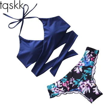 TQSKK 2019 New Sexy Cross Brazilian Bikini Swimwear Women Swimsuit Push Up Floral Criss Bikinis Set Halter Bathing Suit Swim
TQSKK 2019 New Sexy Cross Brazilian Bikini Swimwear Women Swimsuit Push Up Floral Criss Bikinis Set Halter Bathing Suit Swim