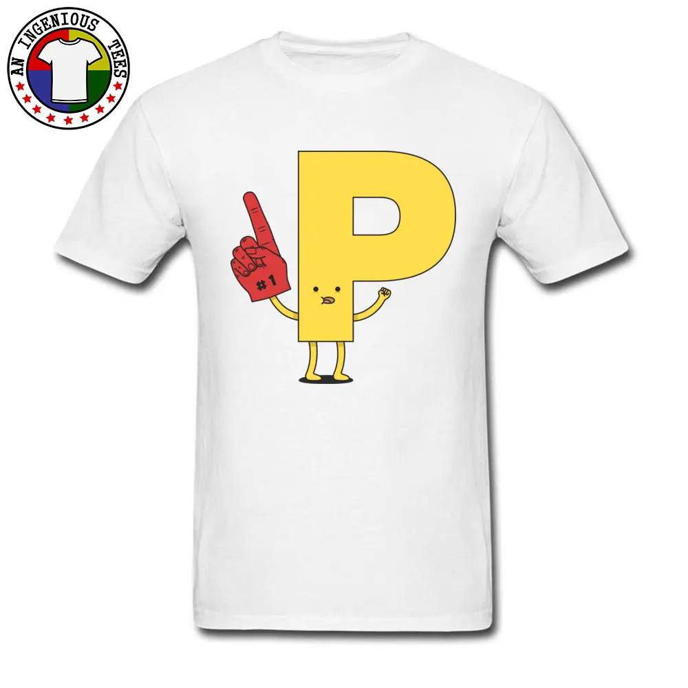 Go P 100% Cotton Fabric Printed On Tops T Shirt Discount Short Sleeve Adult Top T-shirts Casual Labor Day Tee-Shirts Round Neck Go P white