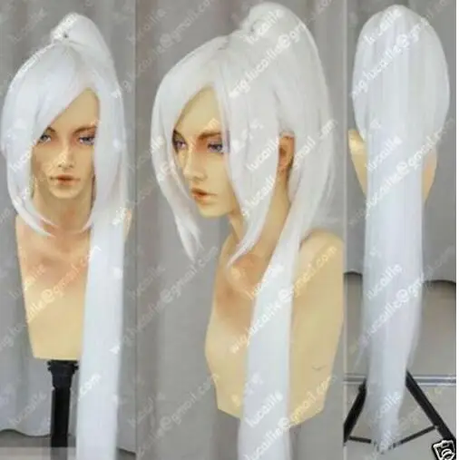 Popular new Long white Cosplay Straight Wig + one clip on Ponytails 100CMV AAAAAAAA Free shipping
Popular new Long white Cosplay Straight Wig + one clip on Ponytails 100CMV AAAAAAAA Free shipping