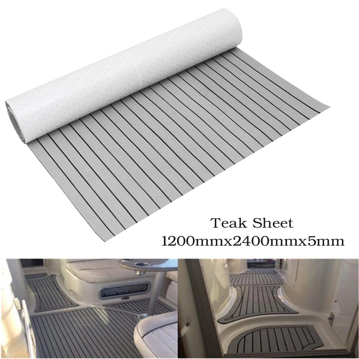 1200mmx2400mm Self-Adhesion EVA Foam Teak Sheet Marine Boat Yacht Synthetic Teak Decking Foam Floor Mat Carpet Grey 5mm
1200mmx2400mm Self-Adhesion EVA Foam Teak Sheet Marine Boat Yacht Synthetic Teak Decking Foam Floor Mat Carpet Grey 5mm