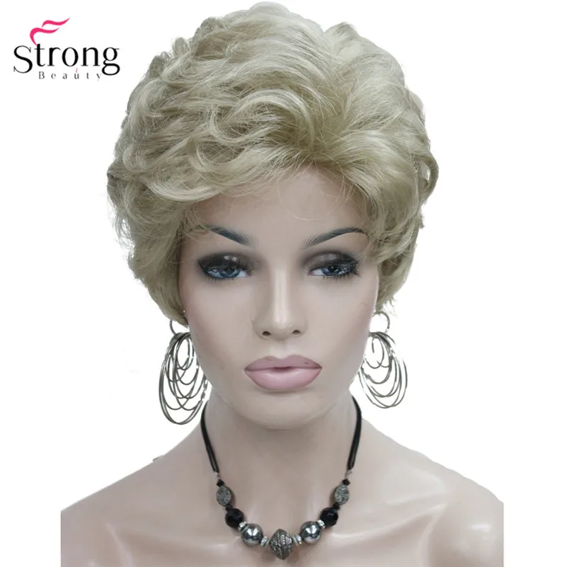StrongBeauty Short Fluffy Natural Wave Blonde Full Synthetic Wigs Women's Hair Wig 6 colors for choose
StrongBeauty Short Fluffy Natural Wave Blonde Full Synthetic Wigs Women's Hair Wig 6 colors for choose
