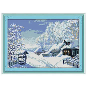 The Middle of Winter Painting Embroidery Cross Set Counted Cross Stitch Pattern Kits Crafts 11CT Printed On Canvas Home Decor
The Middle of Winter Painting Embroidery Cross Set Counted Cross Stitch Pattern Kits Crafts 11CT Printed On Canvas Home Decor
