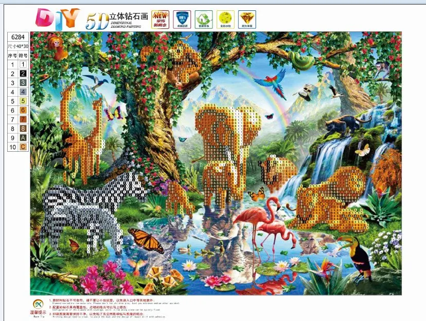 6284