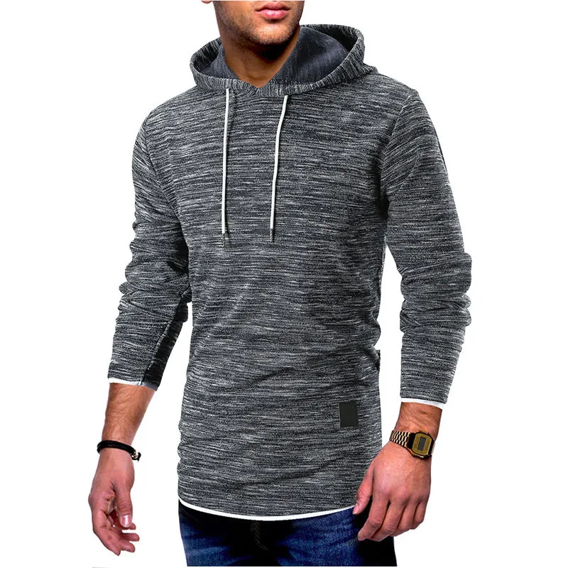 European code autumn and winter men's new fashion casual stitching long-sleeve hoodie men's sports hoodie black, navy blue, red 
European code autumn and winter men's new fashion casual stitching long-sleeve hoodie men's sports hoodie black, navy blue, red