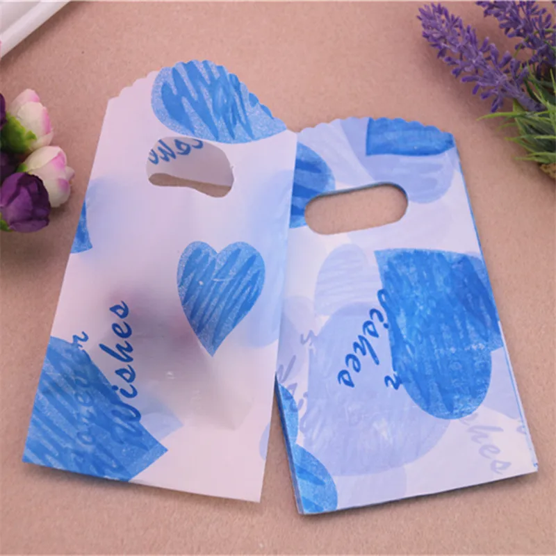 New Design Fashion Wholesale 100pcs/lot 9*15cm Blue Sweet Heart Gift Packaging Bags With Handles Small Wedding Gift Bags
New Design Fashion Wholesale 100pcs/lot 9*15cm Blue Sweet Heart Gift Packaging Bags With Handles Small Wedding Gift Bags