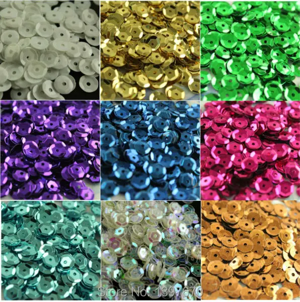 1200pcs 6mm NEW DIY Oval Round loose sequins Paillettes Sewing Cup Sequin Confetti DIY Clothing cap handbag Party art Garment
1200pcs 6mm NEW DIY Oval Round loose sequins Paillettes Sewing Cup Sequin Confetti DIY Clothing cap handbag Party art Garment