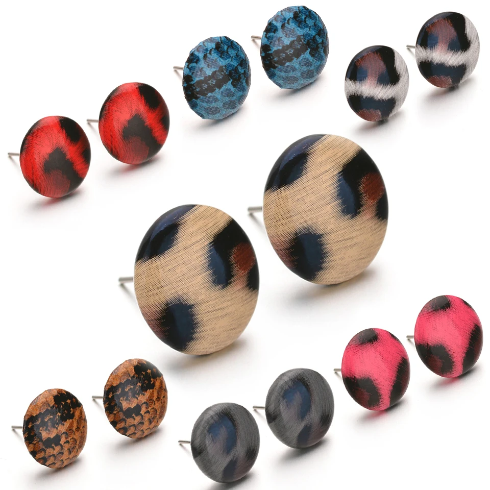Newest Fashion Luxury Leopard Print Earrings Vintage Flannelette Stud Earrings For Women Ethnic Maxi Jewelry Leopard Earrings
Newest Fashion Luxury Leopard Print Earrings Vintage Flannelette Stud Earrings For Women Ethnic Maxi Jewelry Leopard Earrings