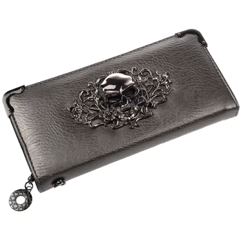 2018 new fashion and good quality PU zipper standard wallet Cool Retro Skull long Wallet for Women Vintage Clutch Bag Silver
2018 new fashion and good quality PU zipper standard wallet Cool Retro Skull long Wallet for Women Vintage Clutch Bag Silver
