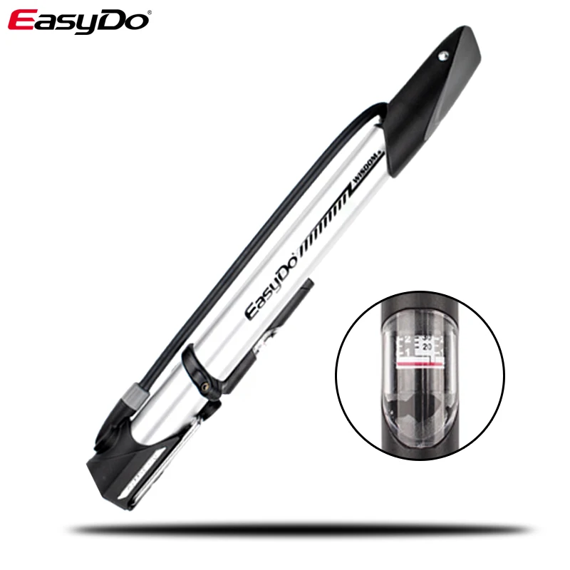 EasyDo Portable Bike Pump Mini Light Weight Pump 140Psi Aluminum Alloy For Presta&Schrader Valve Mountain Cycling Bike Pump
EasyDo Portable Bike Pump Mini Light Weight Pump 140Psi Aluminum Alloy For Presta&Schrader Valve Mountain Cycling Bike Pump