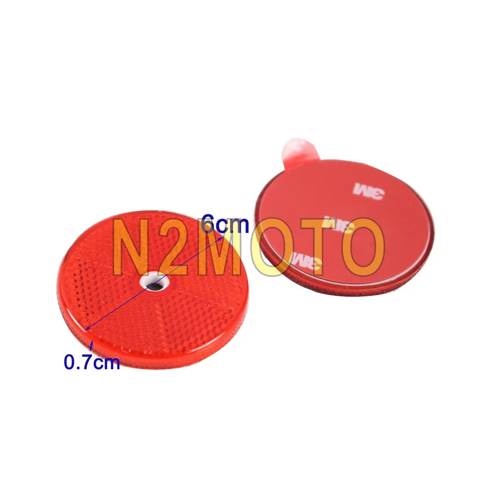 2PCS Round Stick On Warning Safety Reflection Plate Reflector 6cm Dia. Sticker Universal for ATV Dirt Bike Motorcycle
2PCS Round Stick On Warning Safety Reflection Plate Reflector 6cm Dia. Sticker Universal for ATV Dirt Bike Motorcycle