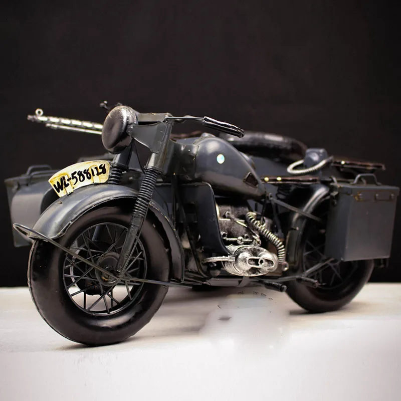 COOL! Iron motorcycle R75 model Halley metal locomotive creative decoration ornaments L37CM *W28*H18CM Decorations office desks
COOL! Iron motorcycle R75 model Halley metal locomotive creative decoration ornaments L37CM *W28*H18CM Decorations office desks