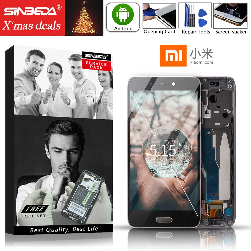 Fingerprint Button 5.15" Original LCD For XIAOMI MI 5 LCD Display Touch Screen with Frame For XIAOMI MI5 LCD Digitizer Assembly
Fingerprint Button 5.15" Original LCD For XIAOMI MI 5 LCD Display Touch Screen with Frame For XIAOMI MI5 LCD Digitizer Assembly