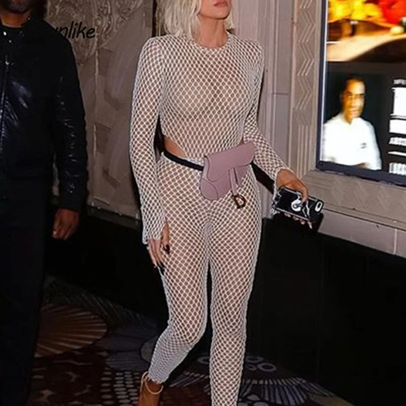 Townlike Hollow Out Celebrity Mesh Bodysuit Women Long Sleeve Autumn Ladies Rompers Womens Jumpsuit Overallls
Townlike Hollow Out Celebrity Mesh Bodysuit Women Long Sleeve Autumn Ladies Rompers Womens Jumpsuit Overallls