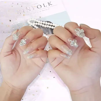 Glitter Diamante Crown Bowknot Shape 24pcs False Nail With Glue Transparent Shiny Sequins Long Round Fake Nail Artificial Nails
Glitter Diamante Crown Bowknot Shape 24pcs False Nail With Glue Transparent Shiny Sequins Long Round Fake Nail Artificial Nails