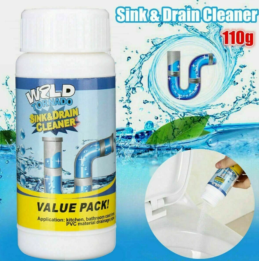 Powerful Sink & Drain Cleaner Portable Powder Cleaning Tool Super Power Drain Cleaners
Powerful Sink & Drain Cleaner Portable Powder Cleaning Tool Super Power Drain Cleaners