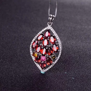 natural garnet pendants 925 sterling silver natural red gem Pendants Brilliant fine jewelry for women send necklace
natural garnet pendants 925 sterling silver natural red gem Pendants Brilliant fine jewelry for women send necklace
