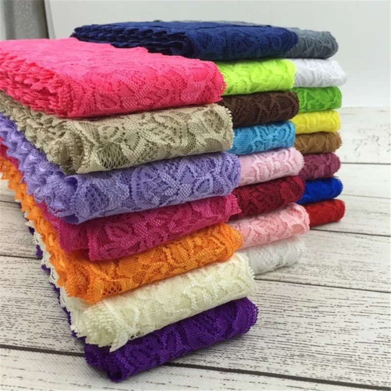 2Yards 8cm width 23colors Elastic Lace Fabric DIY Crafts Sewing Suppies Decoration Accessories For Garments Elastic Lace Trim
2Yards 8cm width 23colors Elastic Lace Fabric DIY Crafts Sewing Suppies Decoration Accessories For Garments Elastic Lace Trim