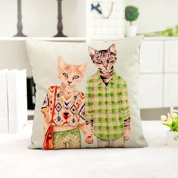 44*45cm animal Cartoon Cushion Without Core Custom Cotton Decorative Throw Pillows Cat lovers Sofa Chair Cushions Home Decor
44*45cm animal Cartoon Cushion Without Core Custom Cotton Decorative Throw Pillows Cat lovers Sofa Chair Cushions Home Decor