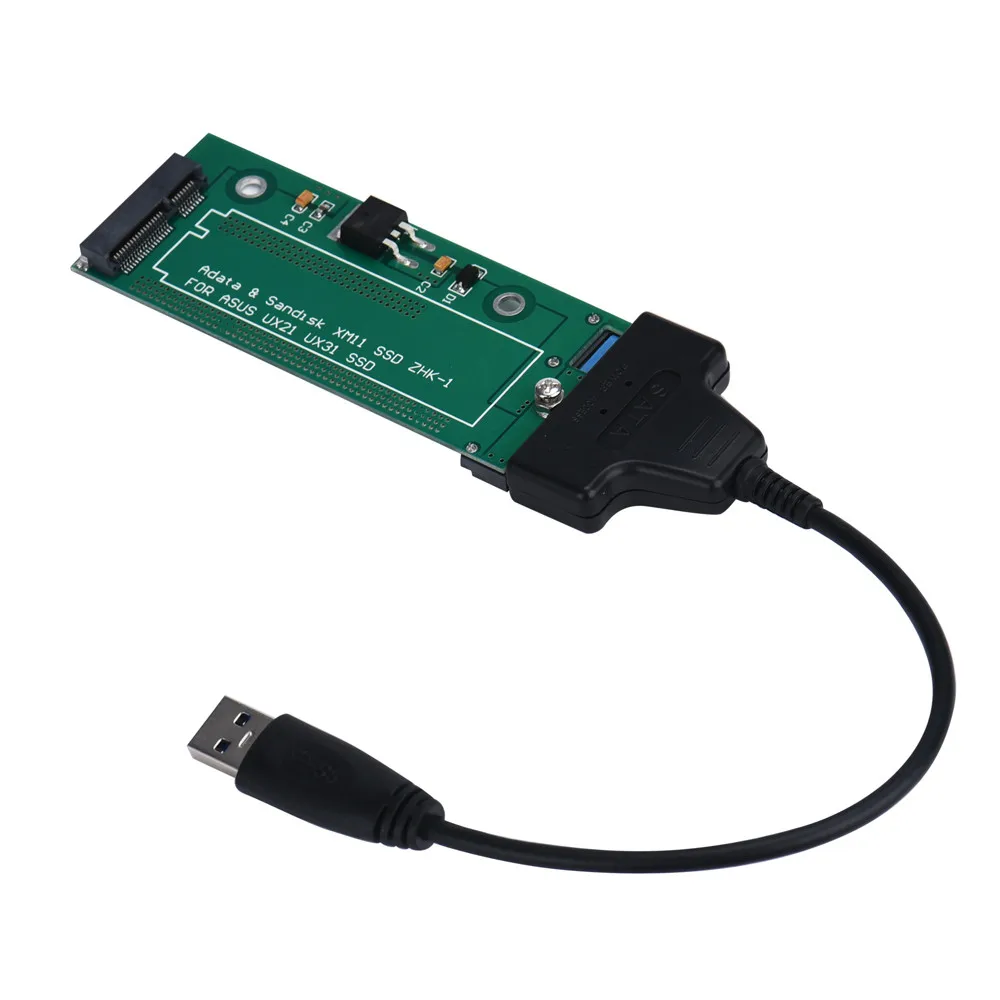 Top Quality SATA Adapter USB 3.0 Cable For ASUS EP121 UX21 UX31 SANDISK ADATA XM11 SSD 2.5
Top Quality SATA Adapter USB 3.0 Cable For ASUS EP121 UX21 UX31 SANDISK ADATA XM11 SSD 2.5