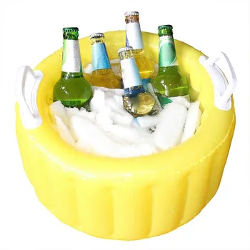 PVC Inflatable Ice Bucket Summer Inflatable Beer Cooler Bucket Pool Float Water Party Air Float Ice Bucket About 38x30x15cm
PVC Inflatable Ice Bucket Summer Inflatable Beer Cooler Bucket Pool Float Water Party Air Float Ice Bucket About 38x30x15cm