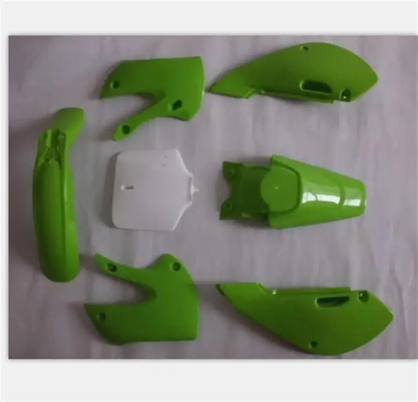 7pieces/1set new green plastic kit for 2002-2008 MOTORCYCLE KAWASAKI dirt pit bike KLX110 KX65
7pieces/1set new green plastic kit for 2002-2008 MOTORCYCLE KAWASAKI dirt pit bike KLX110 KX65