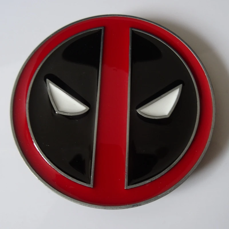 Fashion Brand Marvel Superhero Mask Deadpool Belt Buckle Custom Metal Belt Buckle 4cm Film Round Buckles Round Jeans Accessories
Fashion Brand Marvel Superhero Mask Deadpool Belt Buckle Custom Metal Belt Buckle 4cm Film Round Buckles Round Jeans Accessories