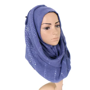Glitter hijab scarf cotton shawls muslim Solid color lightweight scarves plain pashmina wraps fashion headband scarves 190*90cm
Glitter hijab scarf cotton shawls muslim Solid color lightweight scarves plain pashmina wraps fashion headband scarves 190*90cm