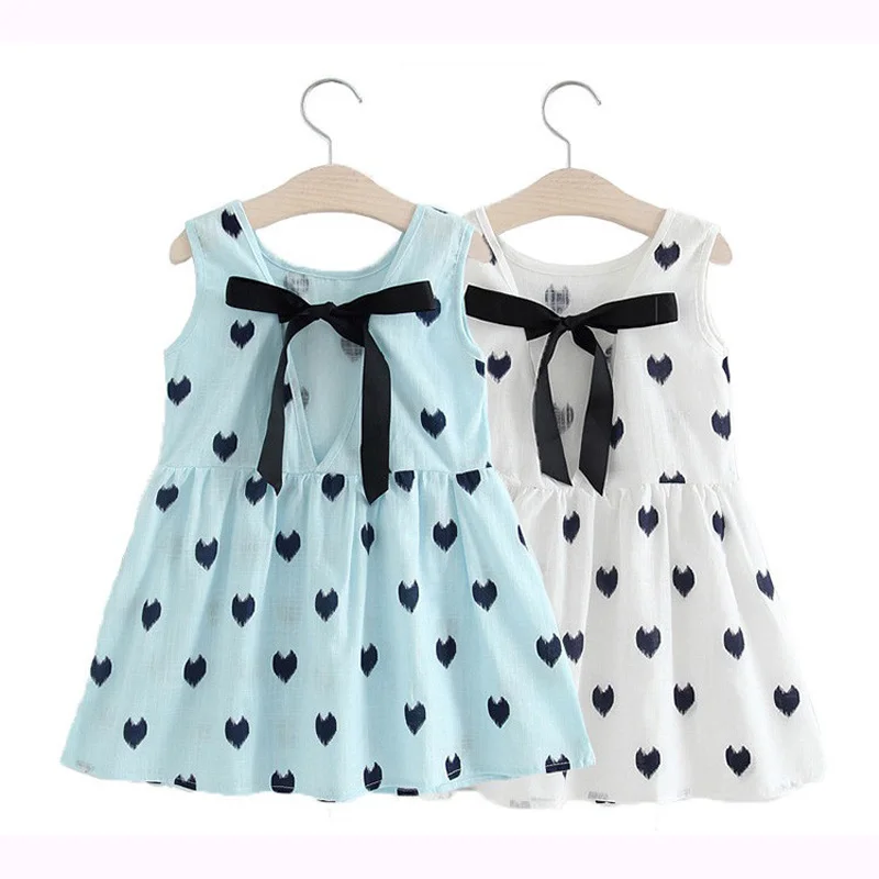 2019 new children clothes baby girls princess Dress summer 1-6 old heart bow kids sleeveless sales Promotion
2019 new children clothes baby girls princess Dress summer 1-6 old heart bow kids sleeveless sales Promotion