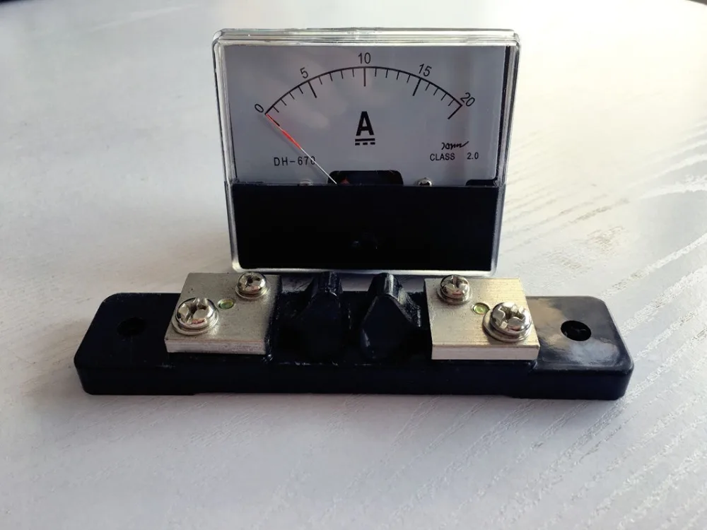 Pointer Analog Amp Panel Meter Current Ammeter DC 0-20A 20A with shunt free shipping
Pointer Analog Amp Panel Meter Current Ammeter DC 0-20A 20A with shunt free shipping