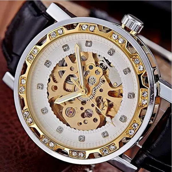 Winner New Skeleton Retro Design Gold Watch Men Top Brand Luxury Designer Watches Luxury Watch Genuine Leather Mechanical Watch
Winner New Skeleton Retro Design Gold Watch Men Top Brand Luxury Designer Watches Luxury Watch Genuine Leather Mechanical Watch