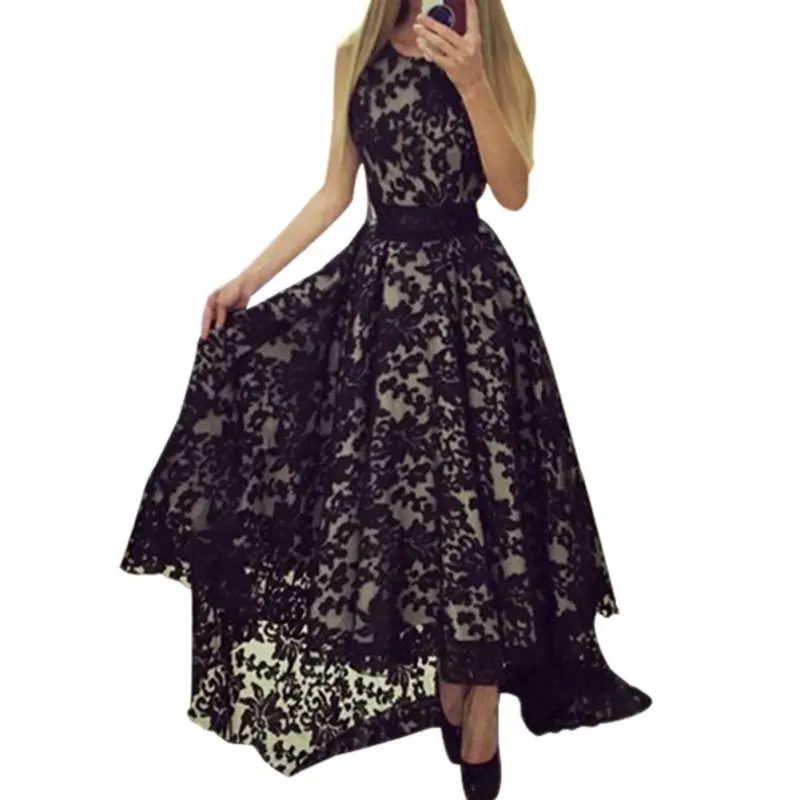 2018 Fashion Women Summer Sexy Sleeveless Irregular Lace Dress Formal Party Long Maxi Dress Wedding Bridemaid Gown Dress
2018 Fashion Women Summer Sexy Sleeveless Irregular Lace Dress Formal Party Long Maxi Dress Wedding Bridemaid Gown Dress
