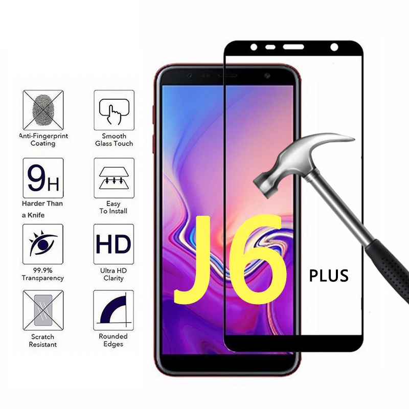 

Tempered Glass For Samsung Galaxy J6 2018 sm-j600f/ds glass For Samsung j6+ J6 plus 2018 sm-j610fn Protective Glass j 6 Film 9h