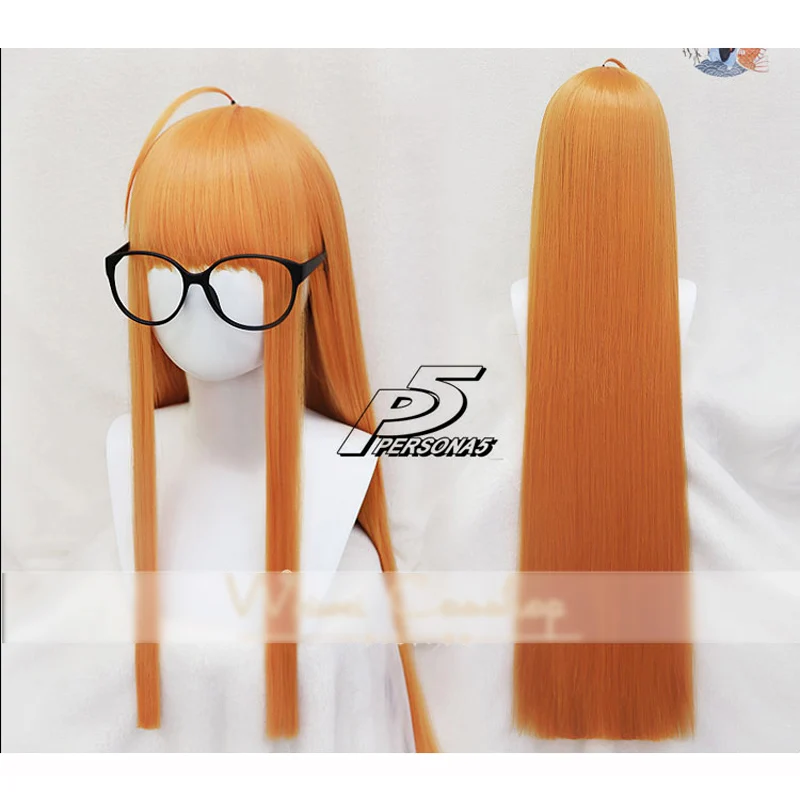 Фото Persona 5 футаба Сакура волос косплей парик + сетка для волос| - купить