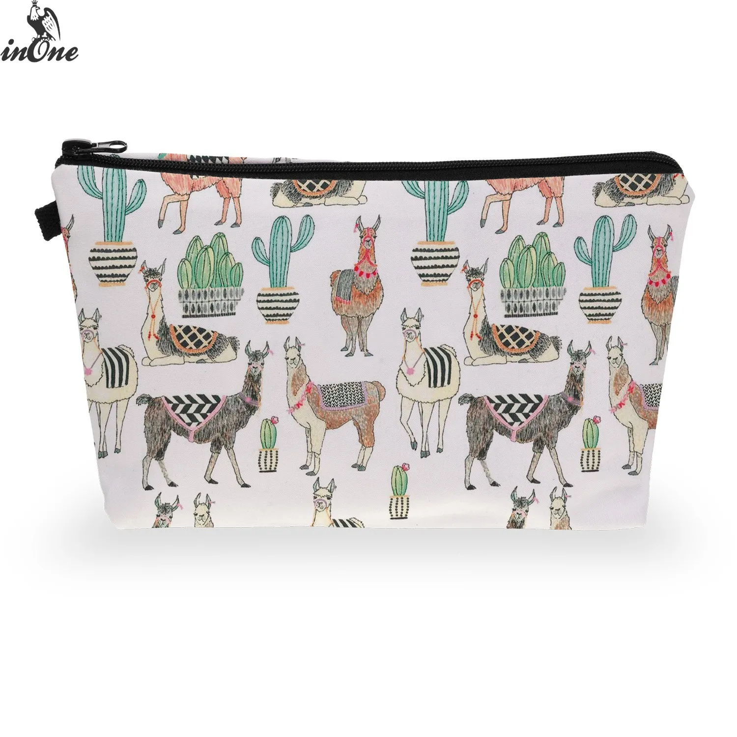 INONE 2019 3D Printed Llama Cactus Kitchen Wash Cosmetic Organizer Travel Make Up Pencil Storage Pouch Women Makeup Coin Bags
INONE 2019 3D Printed Llama Cactus Kitchen Wash Cosmetic Organizer Travel Make Up Pencil Storage Pouch Women Makeup Coin Bags