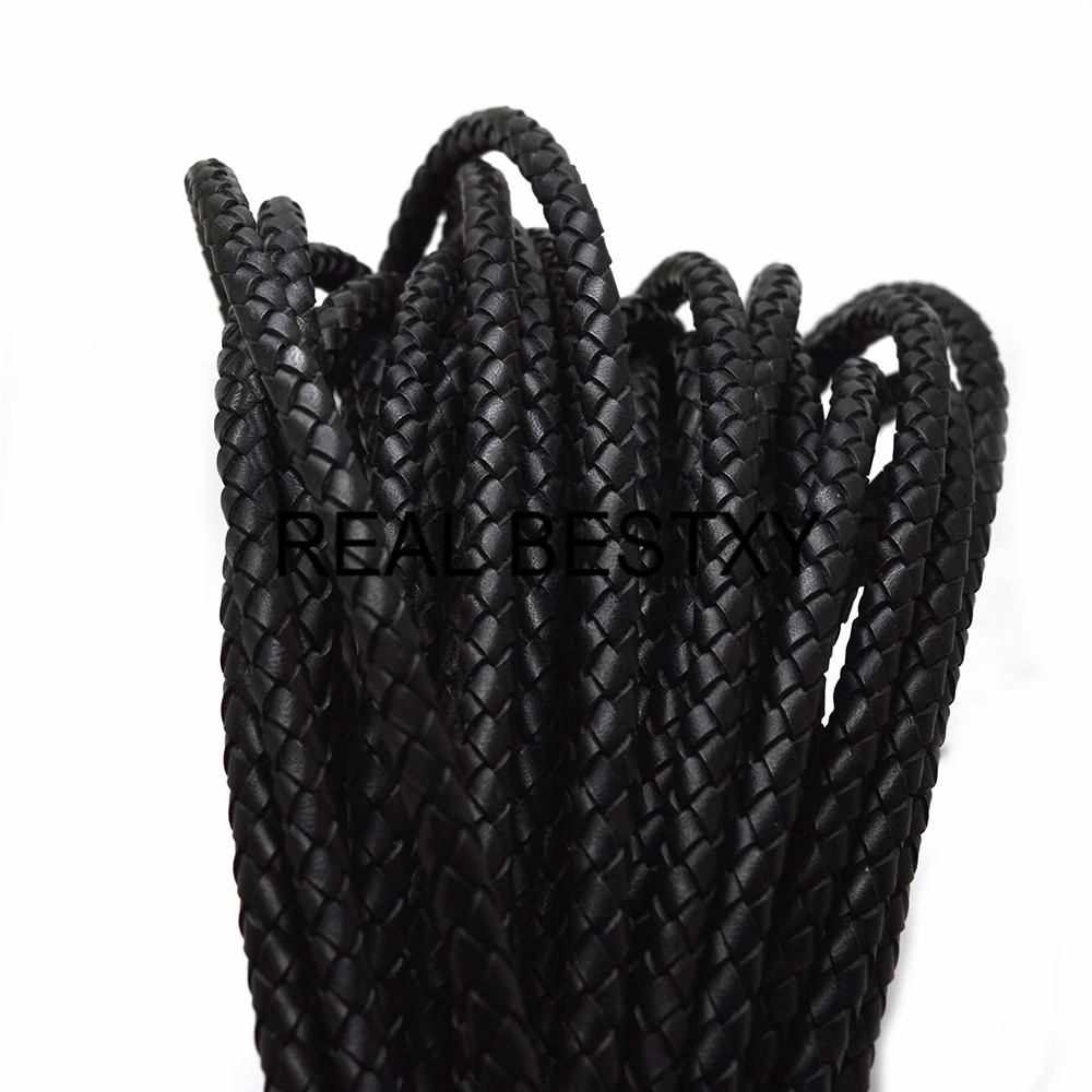 REAL BESTXY 1m/lot 5mm 1Meter Genuine Braided Leather Cord Cutting Real Leather HandCrafts Beading Accessories Lacing Woven cord
REAL BESTXY 1m/lot 5mm 1Meter Genuine Braided Leather Cord Cutting Real Leather HandCrafts Beading Accessories Lacing Woven cord
