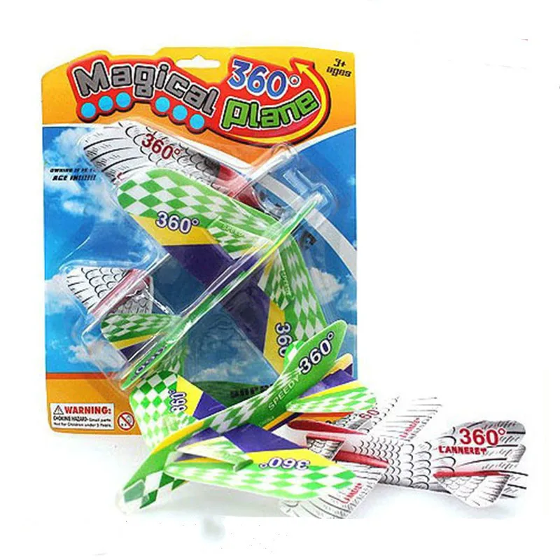 360 degrees Fly Back Gliders Replica Styrofoam Planes, Model Assembled Developmental Toy- Random
360 degrees Fly Back Gliders Replica Styrofoam Planes, Model Assembled Developmental Toy- Random
