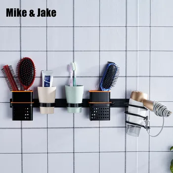 Black bathroom shelf hair dryer rack Households Rack cup Holder Aluminum Shelf Bathroom Accessories black bathroom shelf MJ5967
Black bathroom shelf hair dryer rack Households Rack cup Holder Aluminum Shelf Bathroom Accessories black bathroom shelf MJ5967