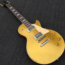 Heavy Relic Goldtop Electric Guitar TonePro Bridge One Piece Body Neck Bone Nut Aged PartsReal Photo Shows Heavy Relic Goldtop Electric Guitar TonePro Bridge One Piece Body Neck Bone Nut Aged PartsReal Photo Shows