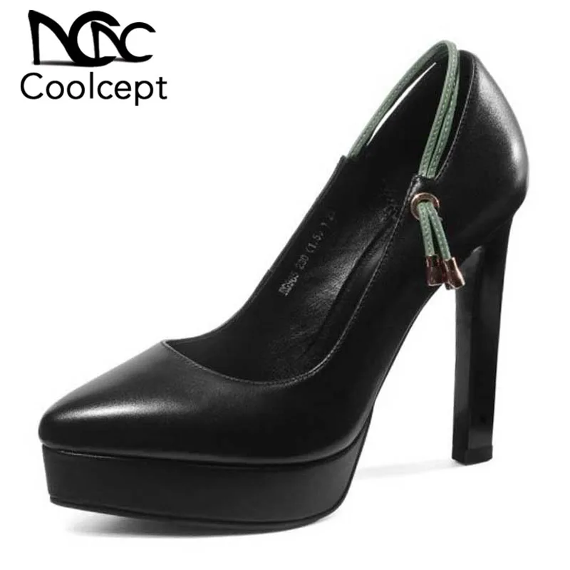Coolcept 2019 New Women Pumps Genuine Leather Mixed Color Platform High Heels Shoes Women Fashion Office Footwear Size 34-39
Coolcept 2019 New Women Pumps Genuine Leather Mixed Color Platform High Heels Shoes Women Fashion Office Footwear Size 34-39