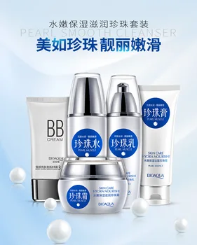 Bioaqua Moisturizing Pearl Set Net Penetrating Refining Pore Oil Control Mild Cleansing Facial Care set skin care 
Bioaqua Moisturizing Pearl Set Net Penetrating Refining Pore Oil Control Mild Cleansing Facial Care set skin care