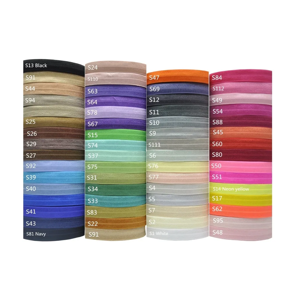 5Y/lot 5/8 Solid Multi Colors Fold Over Elastic band Sewing Accessories DIY Girl's Hair Ties Hair Accessories
5Y/lot 5/8 Solid Multi Colors Fold Over Elastic band Sewing Accessories DIY Girl's Hair Ties Hair Accessories