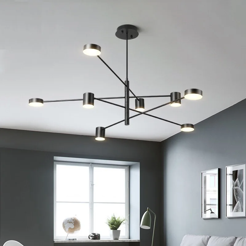LukLoy Modern Chandelier Suspension Lighting Fixture Living Room Ceiling Hang Lamps Hanglamp Kitchen Branch Pendant Lamps Lights (1)