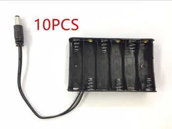 10PCS New 6 x AA Battery Case Storage Holder With DC2.1 Power Jack For Arduino Flashlight Batteries Wholesale
10PCS New 6 x AA Battery Case Storage Holder With DC2.1 Power Jack For Arduino Flashlight Batteries Wholesale
