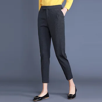 Spring High Quality Women Formal Office Work Pants Gray Black Business Suit Trousers Plus Size 4xl Ladies OL Suit pants
Spring High Quality Women Formal Office Work Pants Gray Black Business Suit Trousers Plus Size 4xl Ladies OL Suit pants