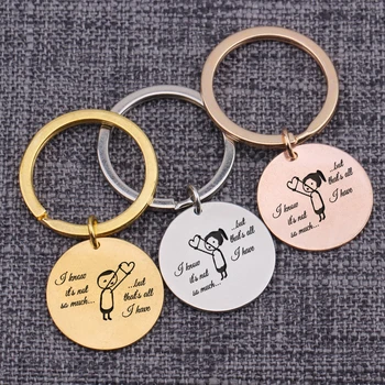 Couples Present Keychains I Know It`s Not So Much But That`s All I Have Pendant Lovers Key Rings Heart Engrave Jewelry Key Tag
Couples Present Keychains I Know It`s Not So Much But That`s All I Have Pendant Lovers Key Rings Heart Engrave Jewelry Key Tag