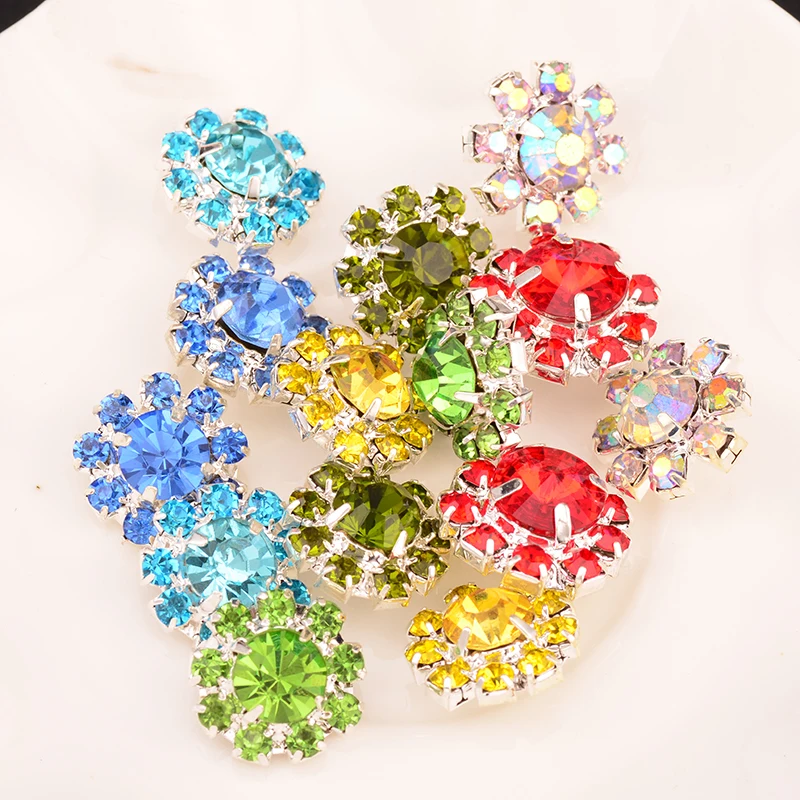 Free Shipping Top Quality Crystal Button Sew On Flower Center 15mm 20pcs/lot Mixed Color Shank Back Silver Color
Free Shipping Top Quality Crystal Button Sew On Flower Center 15mm 20pcs/lot Mixed Color Shank Back Silver Color