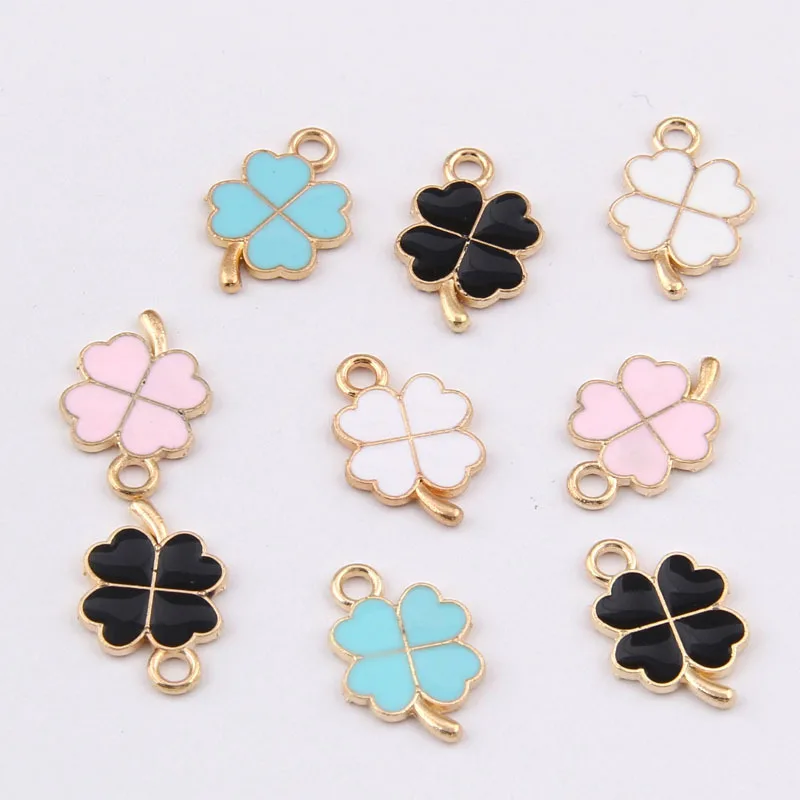 20 PC New Hot Oil Drop Charms Clovers Enamel Charms Alloy Pendant fit necklaces bracelets DIY Jewelry Accessories
20 PC New Hot Oil Drop Charms Clovers Enamel Charms Alloy Pendant fit necklaces bracelets DIY Jewelry Accessories