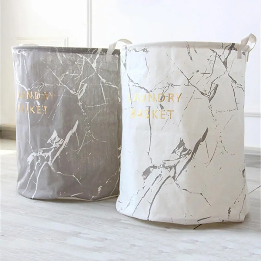 Nordic Foldable Durable Laundry Basket Cartoon Marble Printed Folding Dirty Clothes Storage Bag Barrel
Nordic Foldable Durable Laundry Basket Cartoon Marble Printed Folding Dirty Clothes Storage Bag Barrel