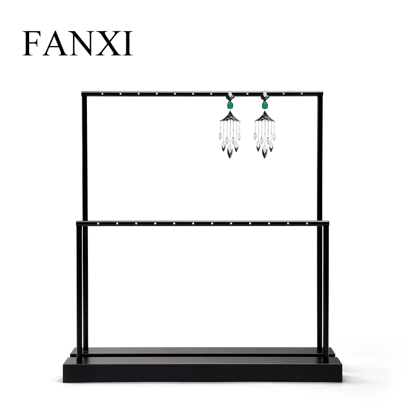 FANXI Metal Jewelry Display Rectangle Earring Display Stand Installable Jewelry Ring Holder Set Organizer Shelf for Jewelry
FANXI Metal Jewelry Display Rectangle Earring Display Stand Installable Jewelry Ring Holder Set Organizer Shelf for Jewelry
